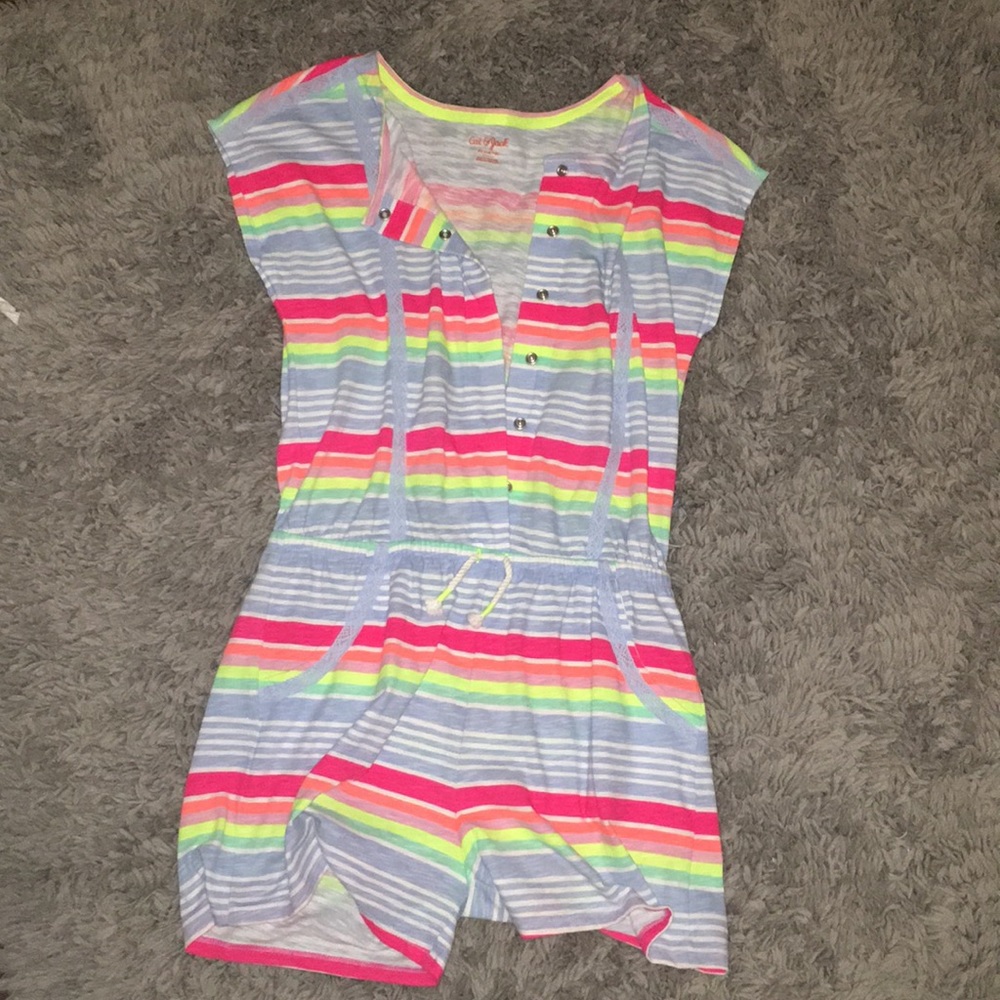 Stripped Romper